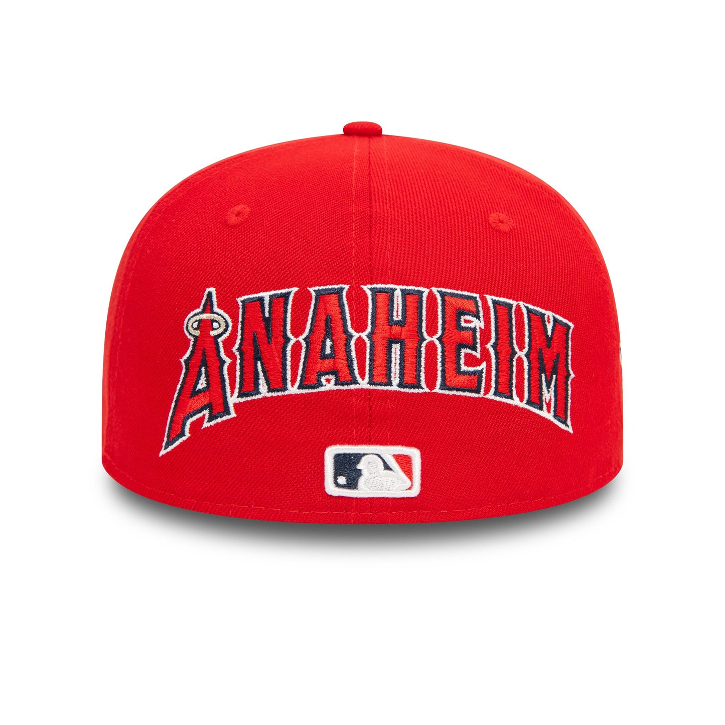 This is a LA Angels Upside Down Red 59FIFTY Fitted Cap 4