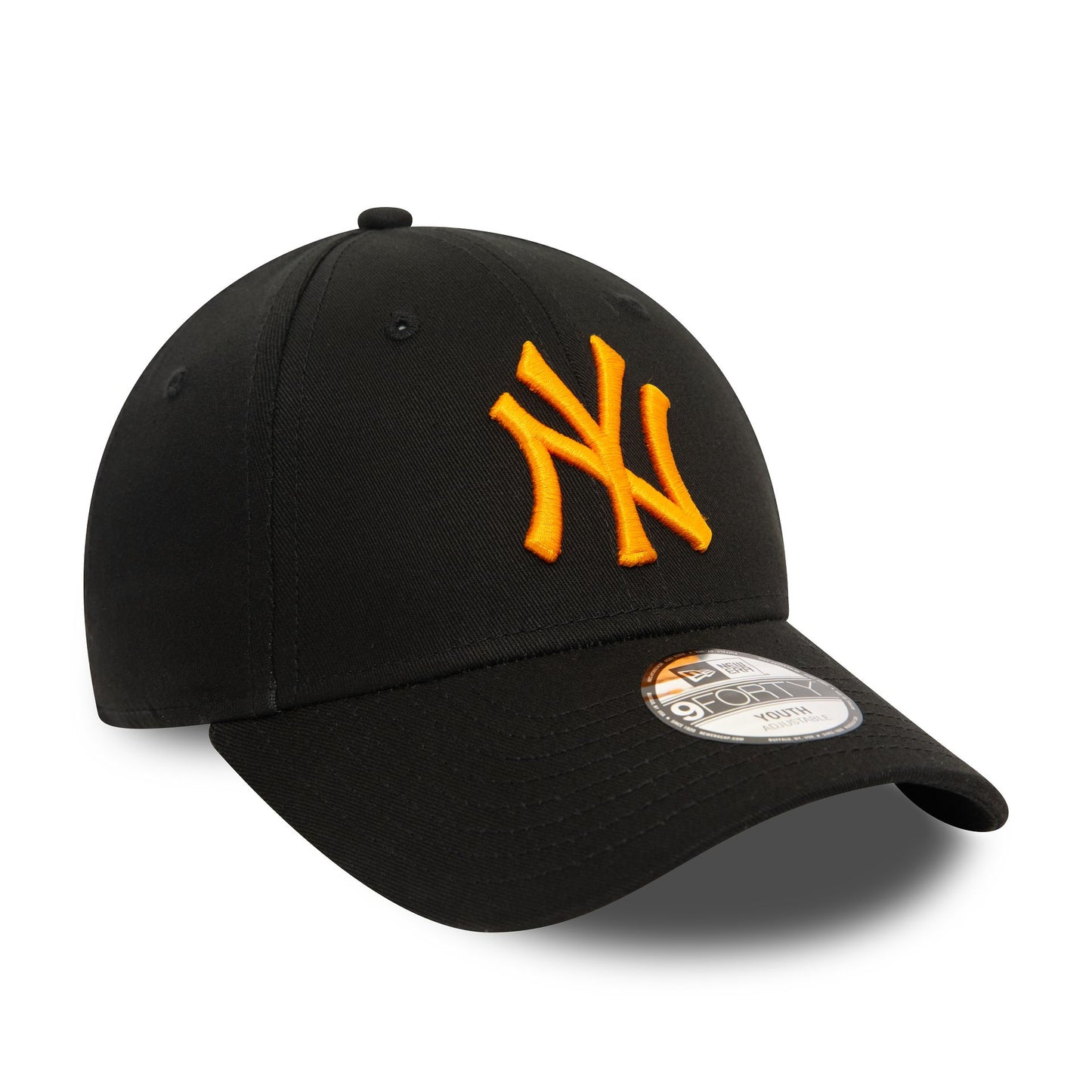 This is a New York Yankees Youth League Essential Black 9FORTY Adjustable Cap 1