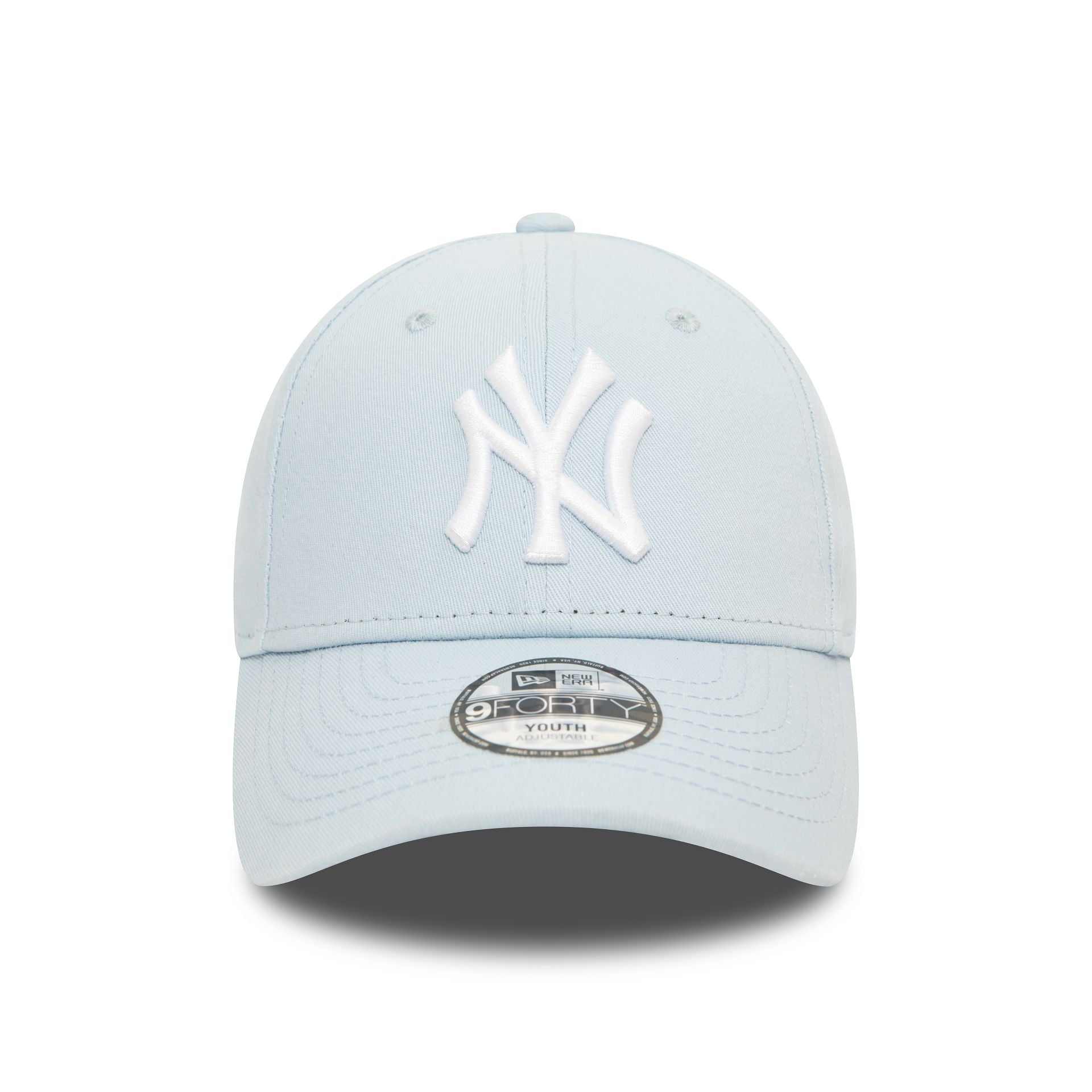 This is a New York Yankees Youth League Essential Pastel Blue 9FORTY Adjustable Cap 2