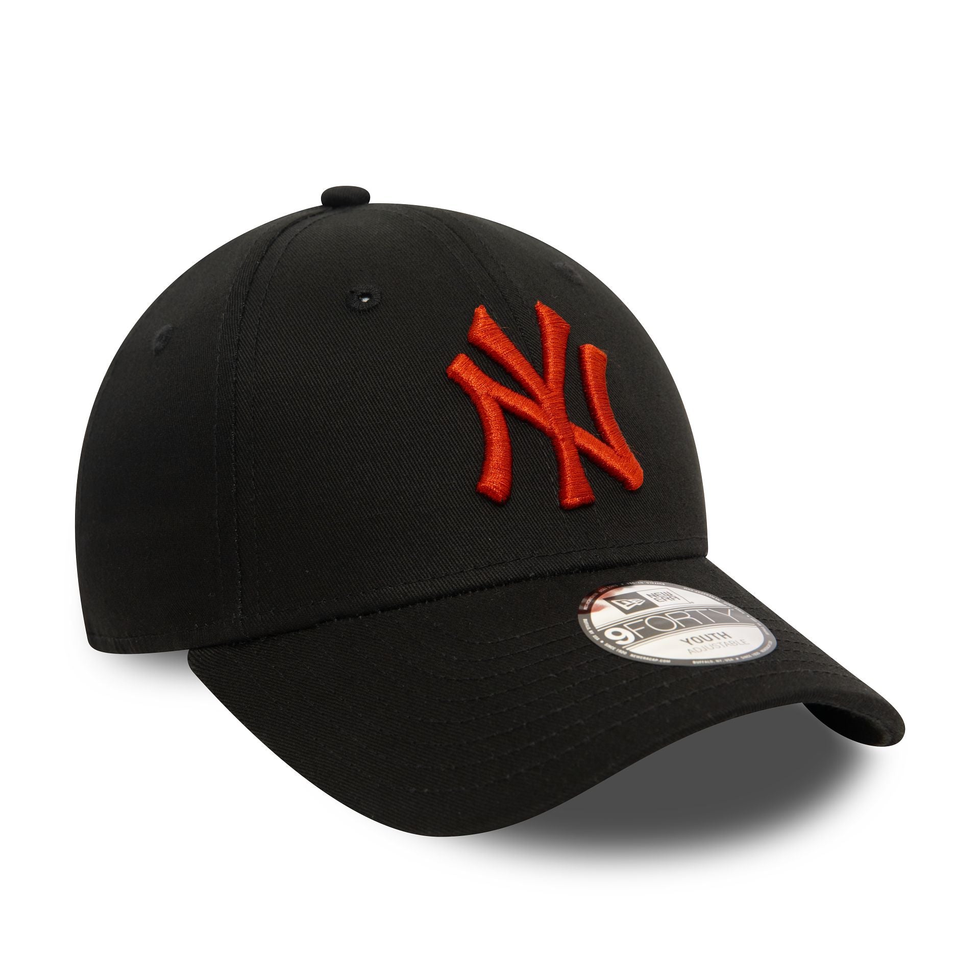 This is a New York Yankees Youth League Essential Black 9FORTY Adjustable Cap 1