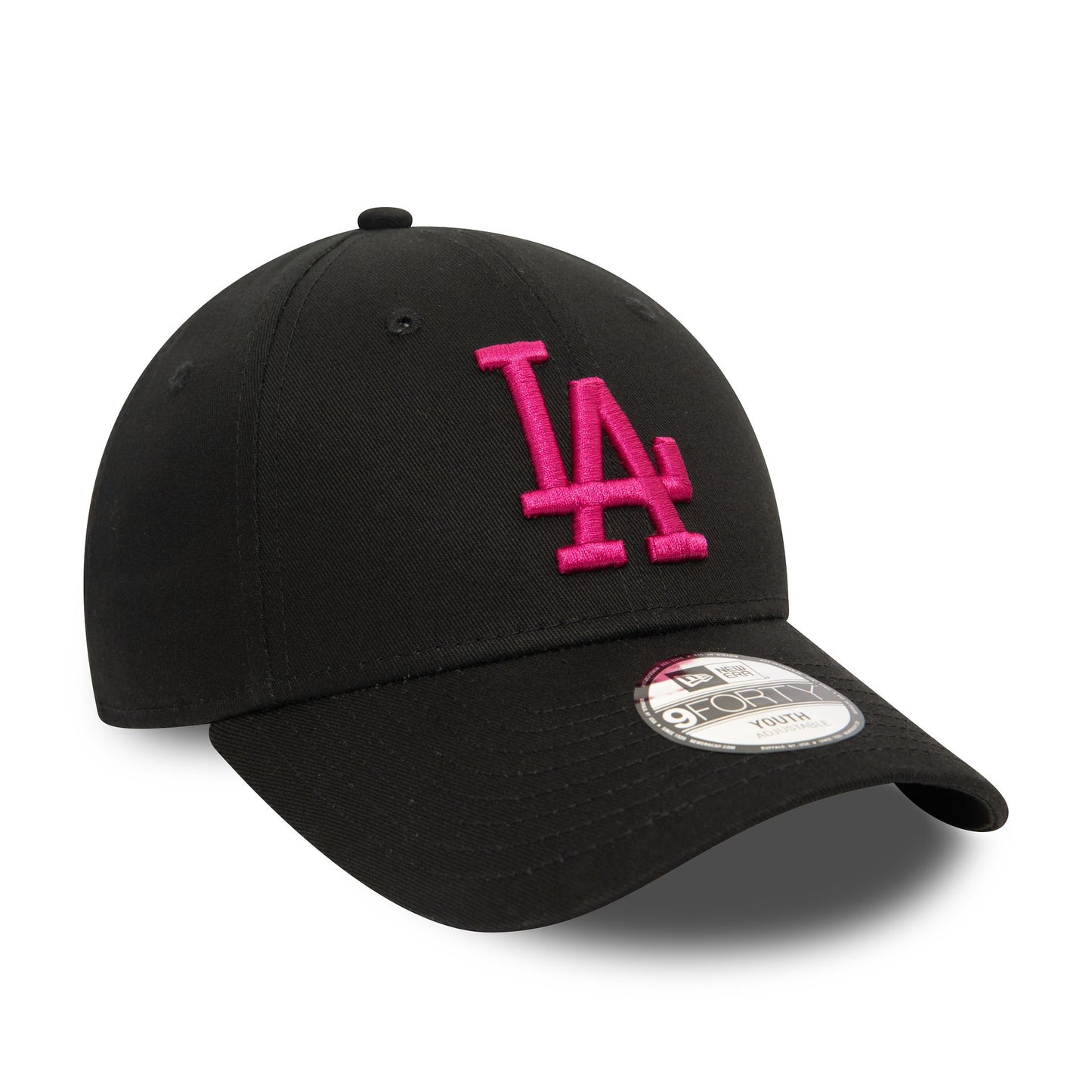 This is a LA Dodgers Youth League Essential Black 9FORTY Adjustable Cap 3