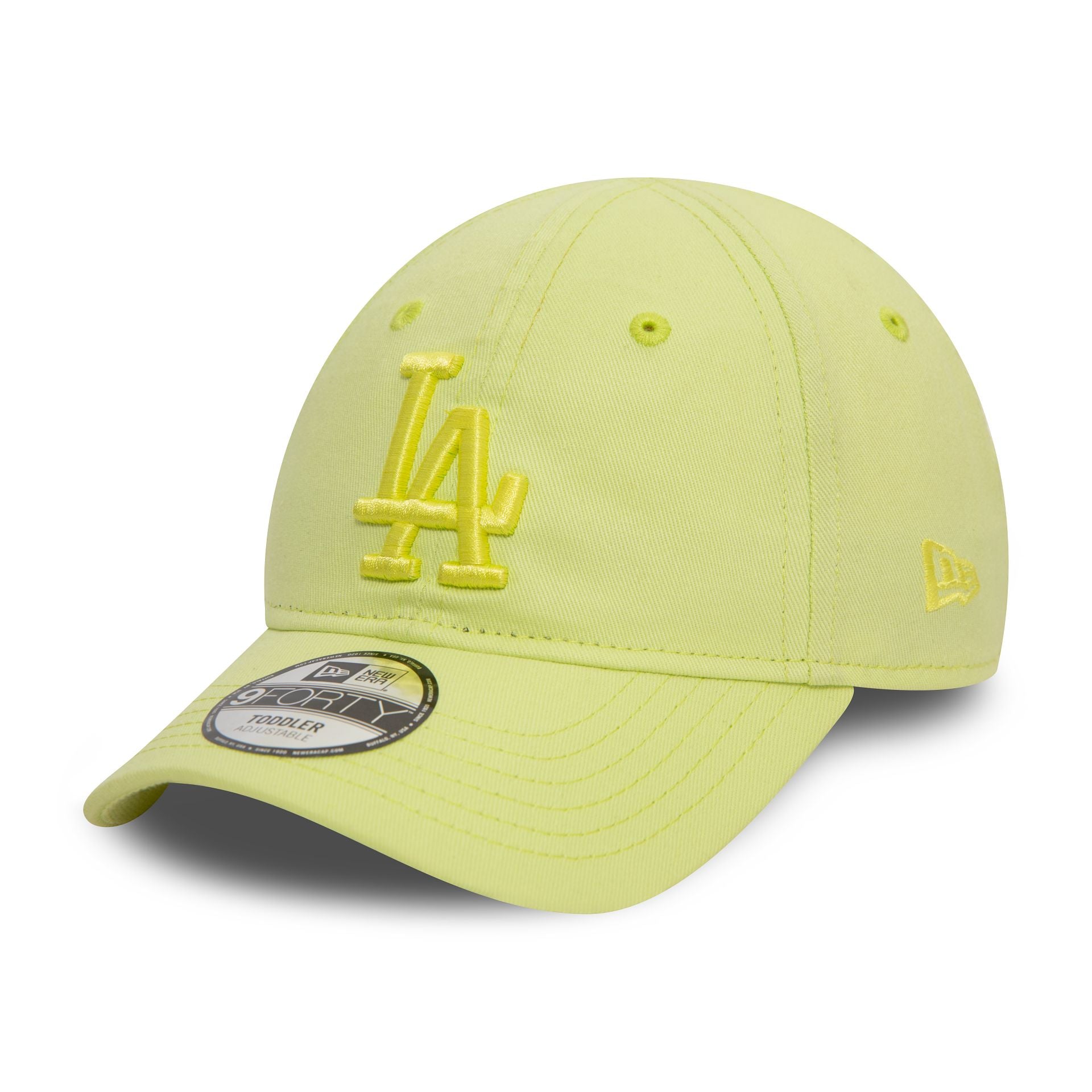 This is a LA Dodgers Toddler League Essential Pastel Green 9FORTY Adjustable Cap 1