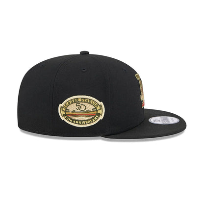 This is a LA Dodgers Animal Fill Black 9FIFTY Snapback Cap 6