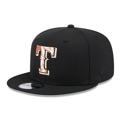 This is a Texas Rangers Animal Fill Black 9FIFTY Snapback Cap 4