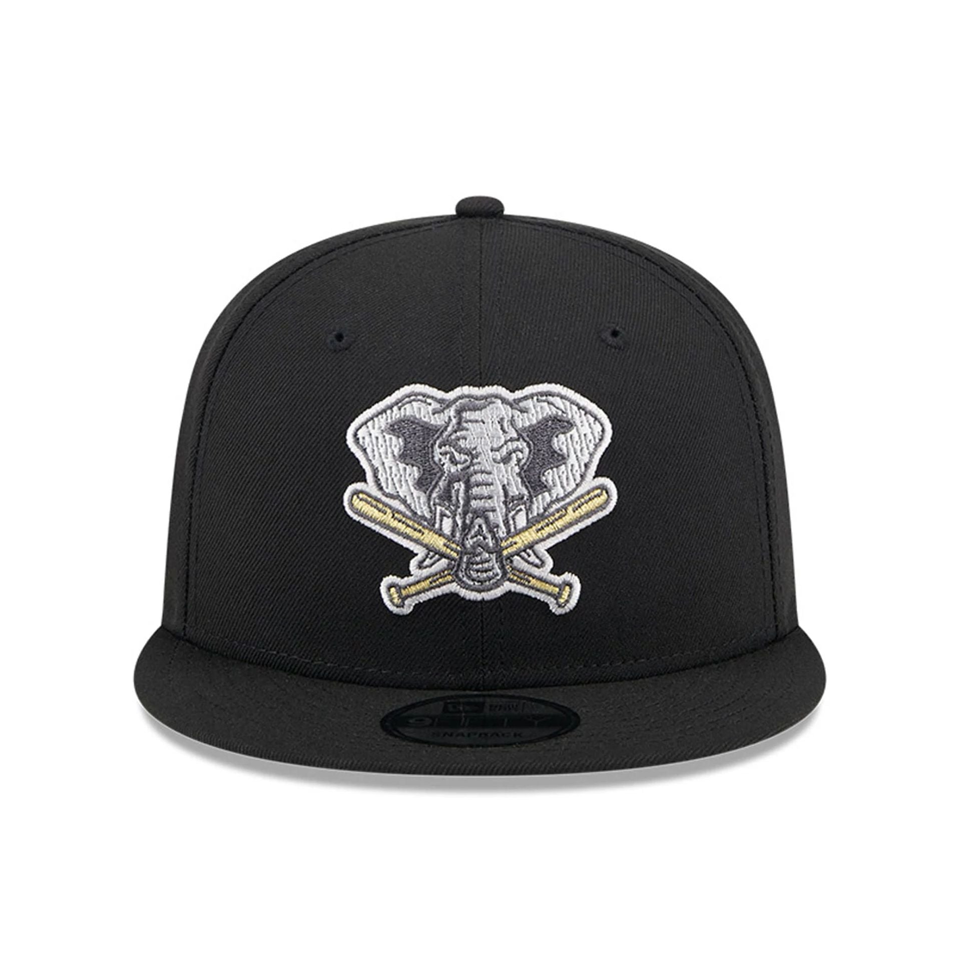 This is a Oakland Athletics Animal Fill Black 9FIFTY Snapback Cap 3