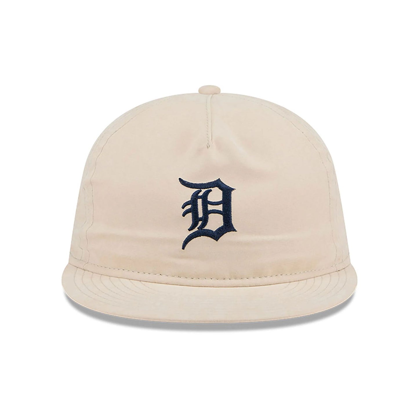 This is a Detroit Tigers Brushed Nylon Light Beige Retro Crown 9FIFTY Strapback Cap 4