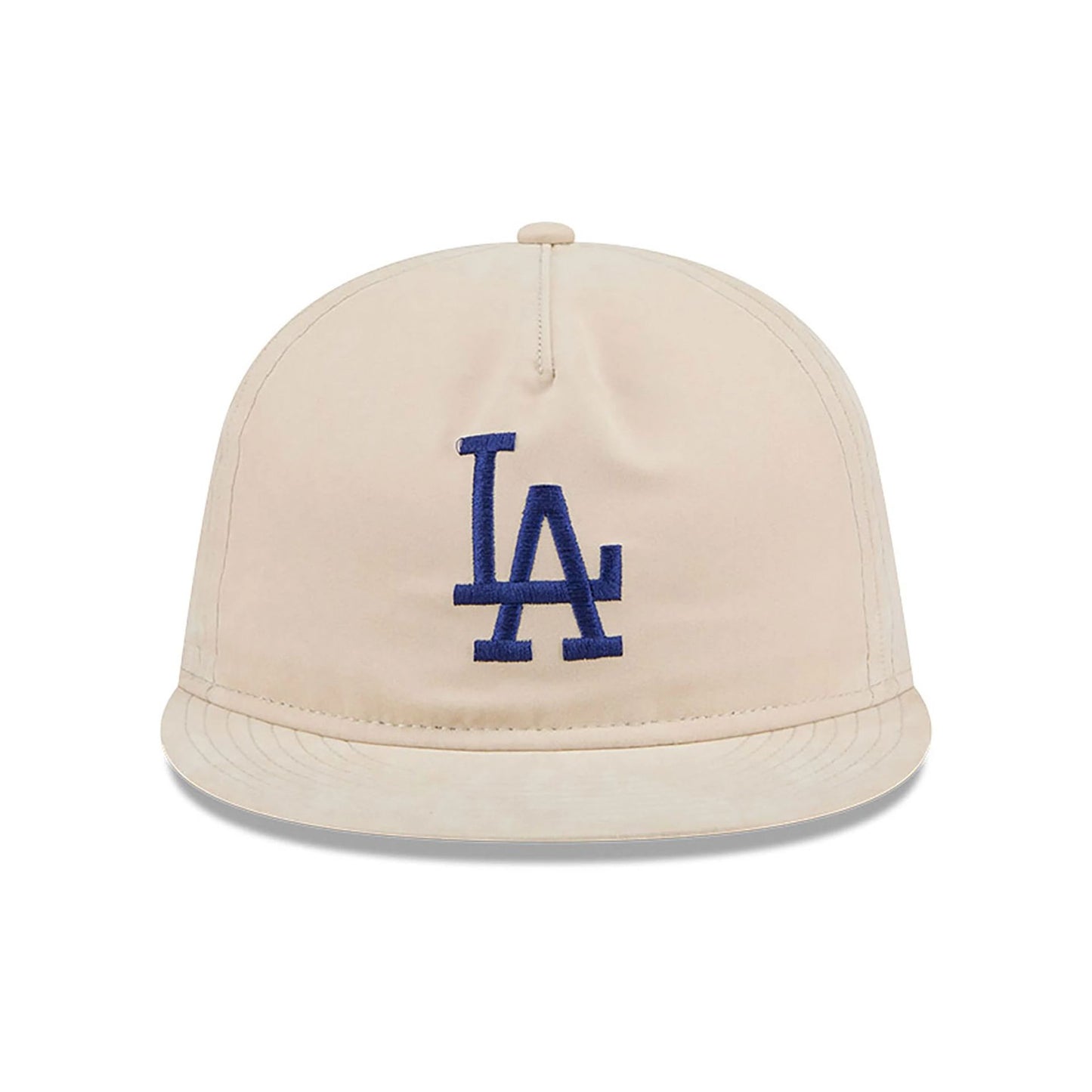 This is a LA Dodgers Brushed Nylon Light Beige Retro Crown 9FIFTY Strapback Cap 4