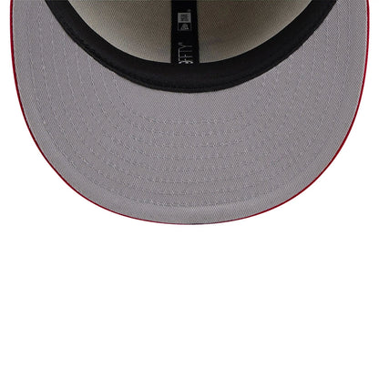 This is a Boston Red Sox Floral Fill Light Beige 9FIFTY Snapback Cap 2