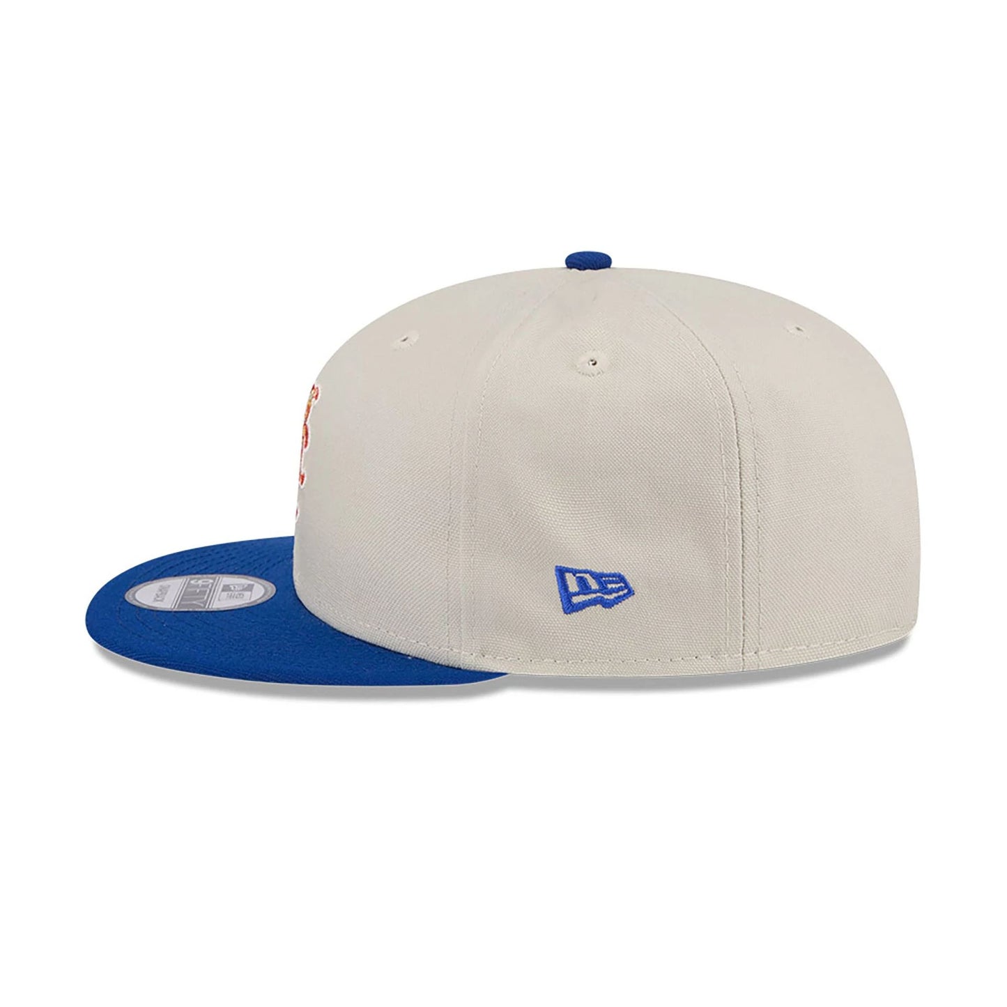 This is a New York Mets Floral Fill Light Beige 9FIFTY Snapback Cap 7