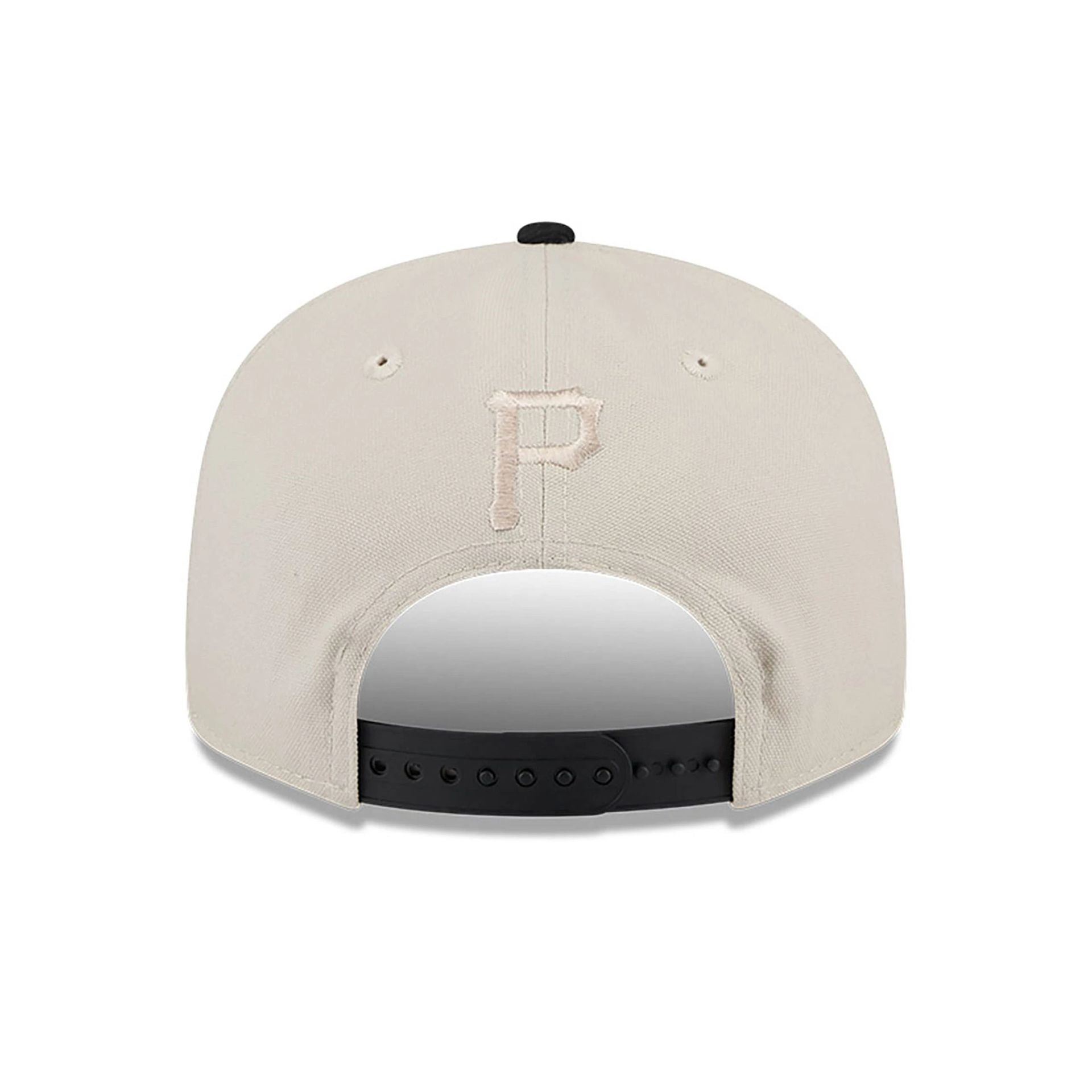 This is a Pittsburgh Pirates Floral Fill Light Beige 9FIFTY Snapback Cap 5