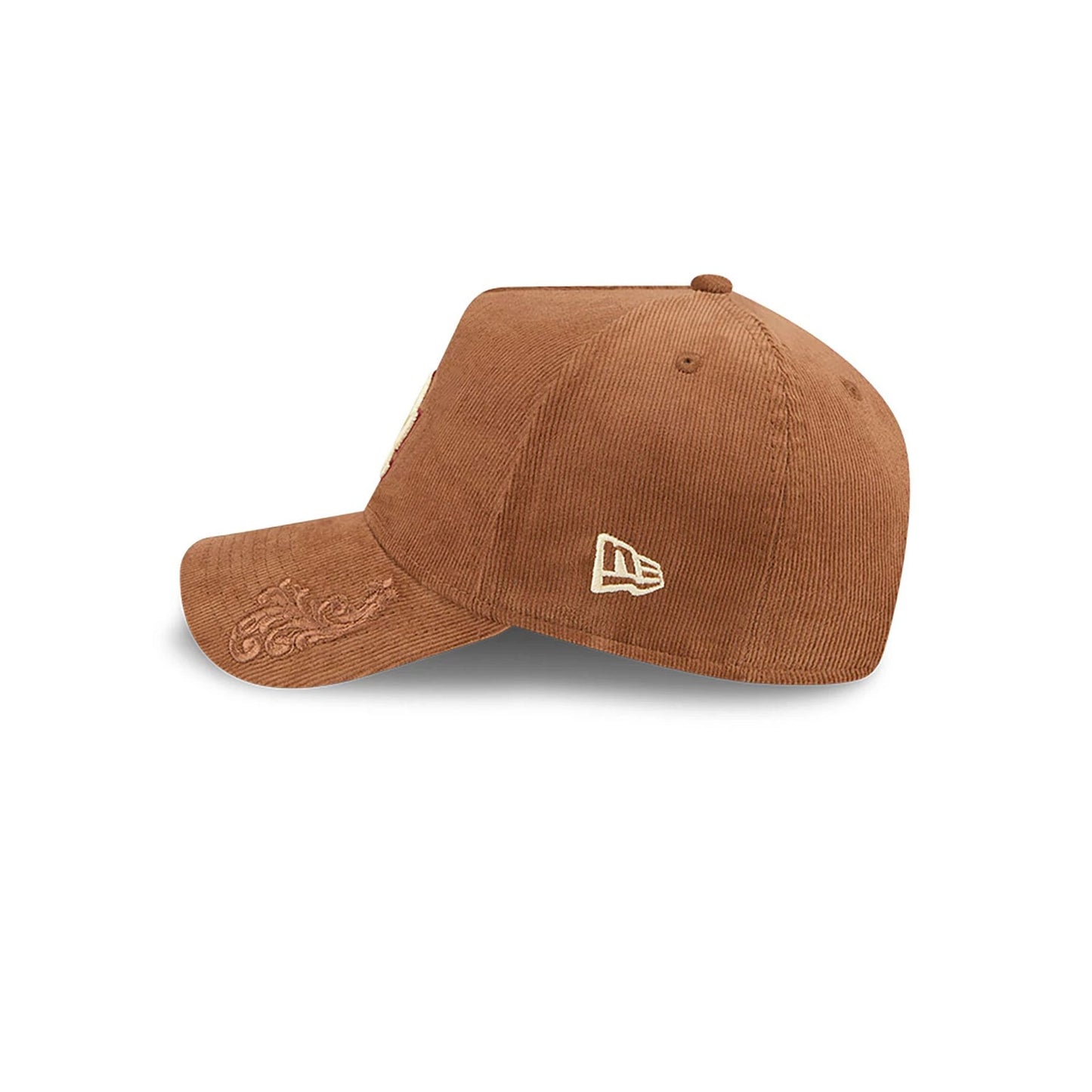 This is a LA Dodgers Ornamental Cord Brown 9FORTY A-Frame Adjustable Cap 7