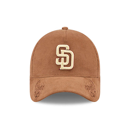 This is a San Diego Padres Ornamental Cord Brown 9FORTY A-Frame Adjustable Cap 3