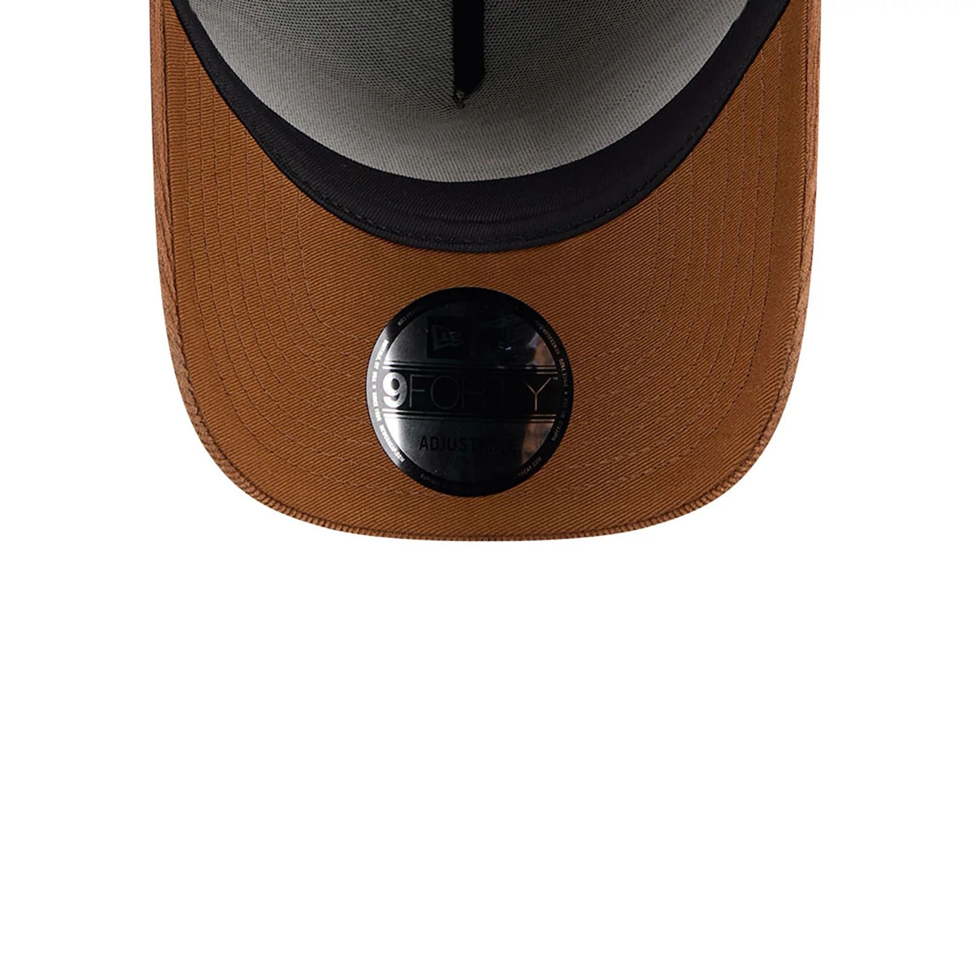 This is a San Diego Padres Ornamental Cord Brown 9FORTY A-Frame Adjustable Cap 7