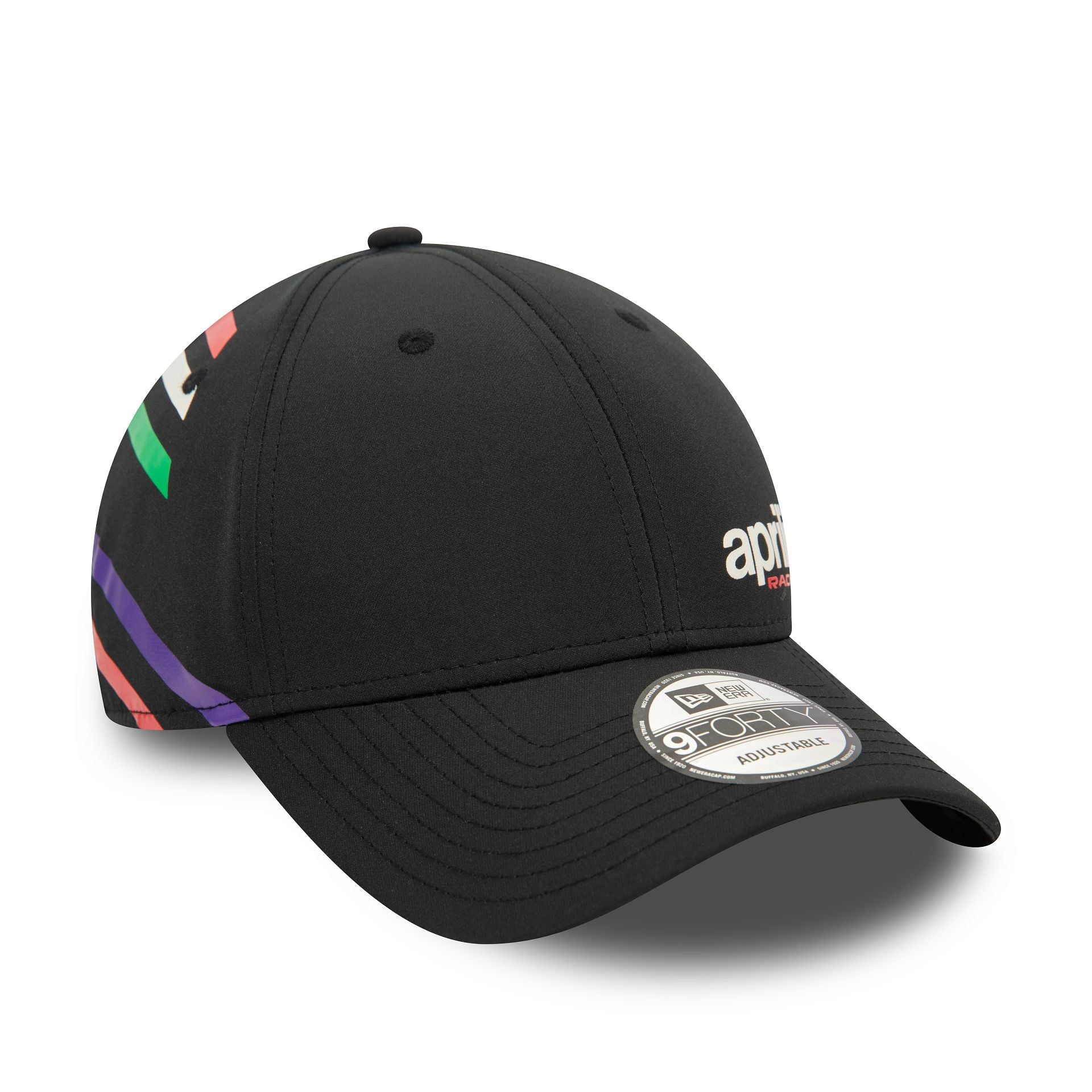 This is a Aprilia Flawless Print Black 9FORTY Adjustable Cap 1