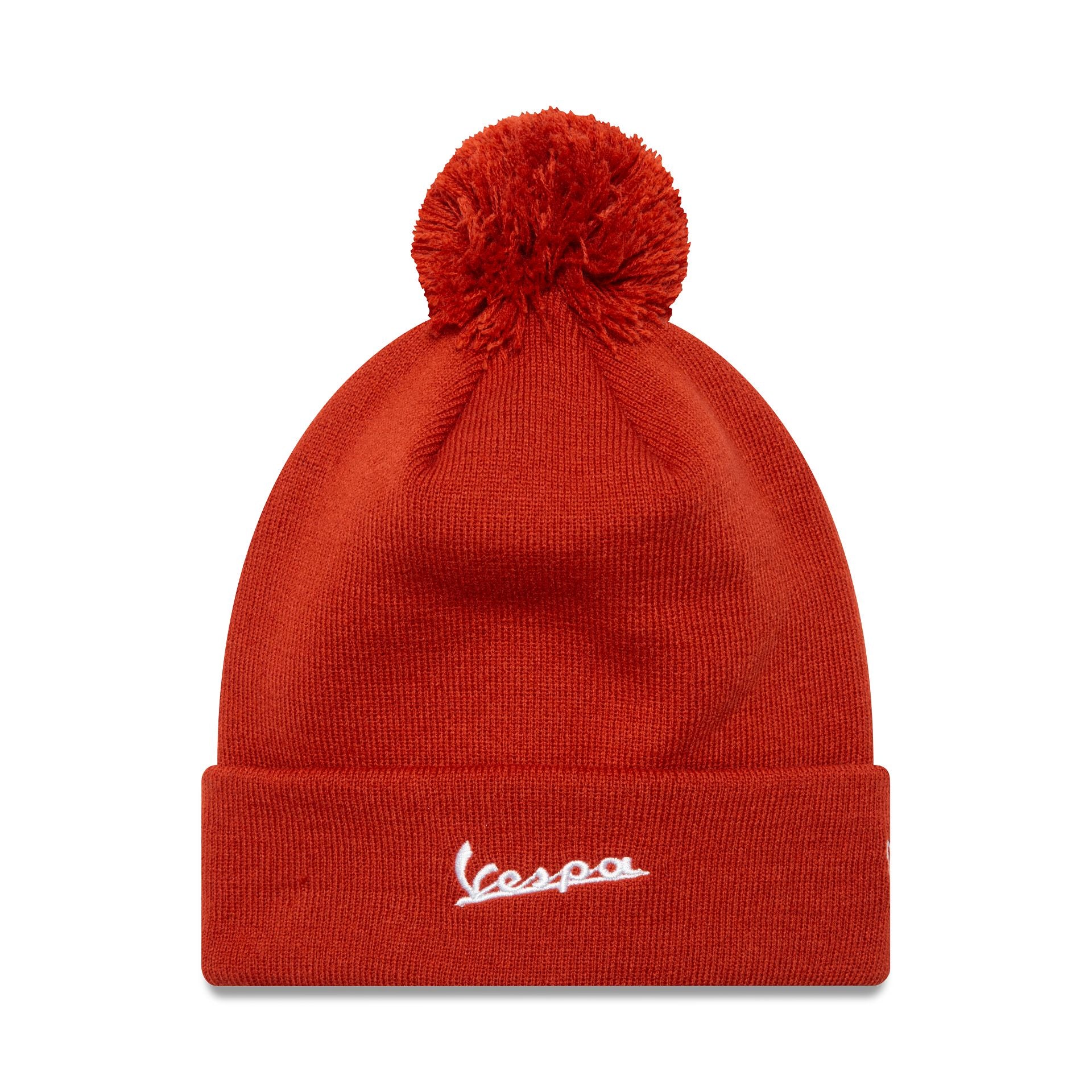 This is a Vespa Seasonal Copper Bobble Knit Beanie Hat 1