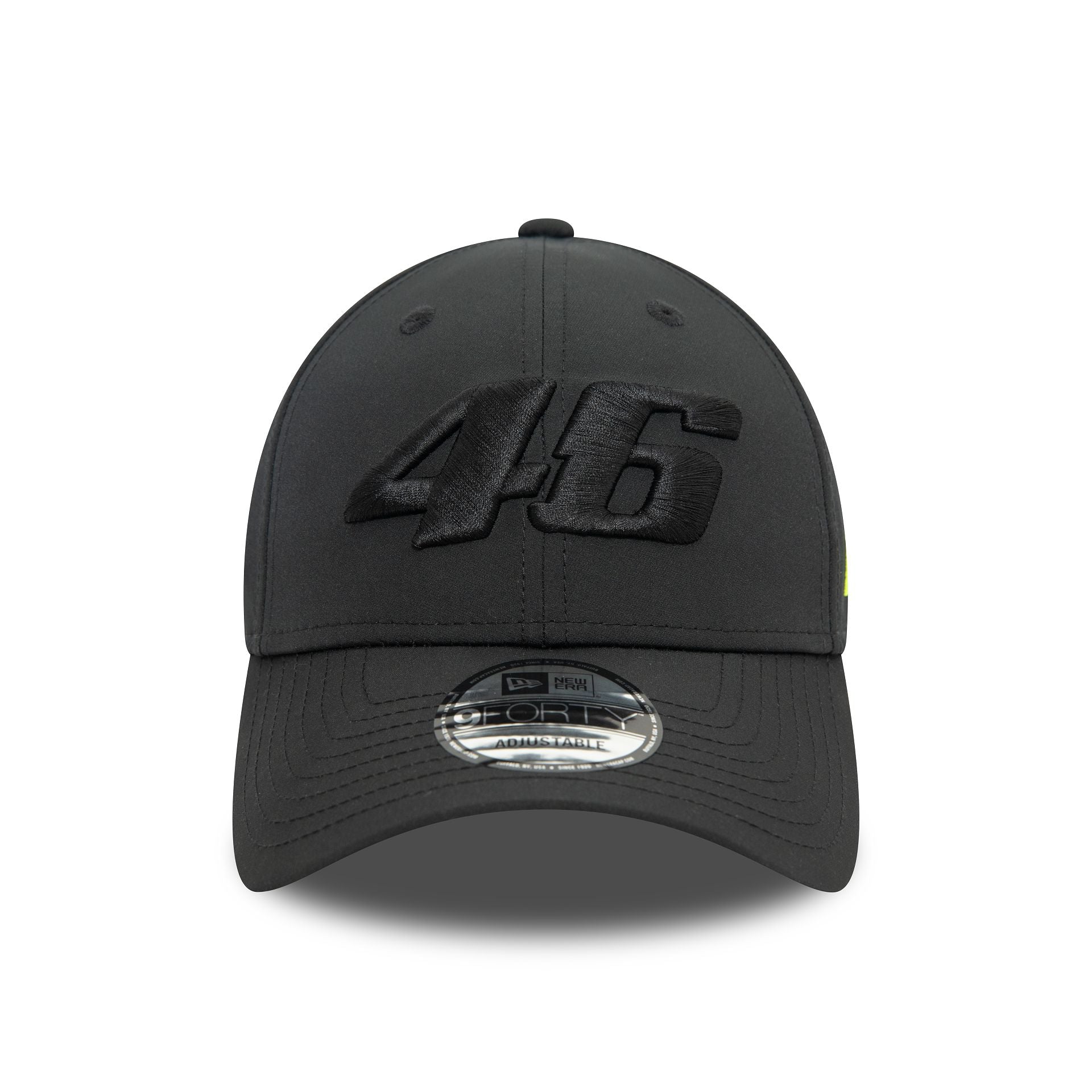 This is a VR46 Geo Undervisor Print Black 9FORTY Adjustable Cap 3