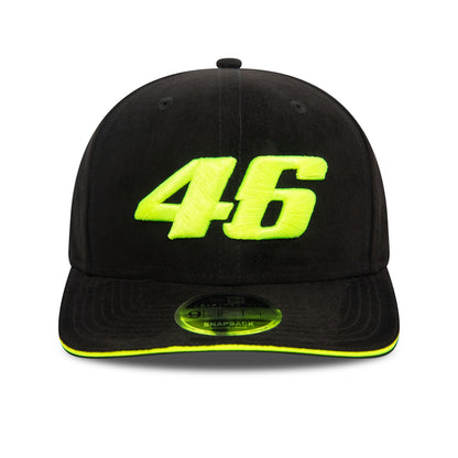 This is a VR46 Faux Suede Black 9FIFTY Original Fit Cap 2