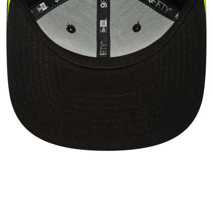 This is a VR46 Faux Suede Black 9FIFTY Original Fit Cap 5