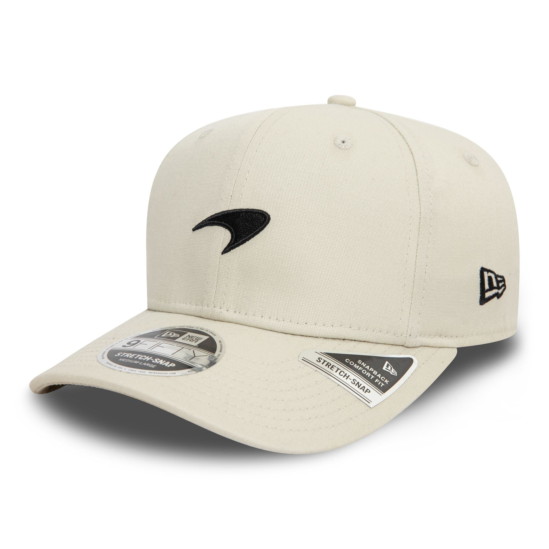 This is a McLaren Racing Seasonal Stone 9FIFTY Stretch Snap Cap 1