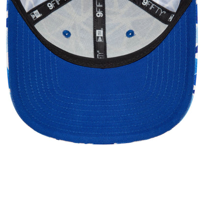 This is a Alpine Racing Barcelona Race Special Blue 9FIFTY Snapback Cap 5