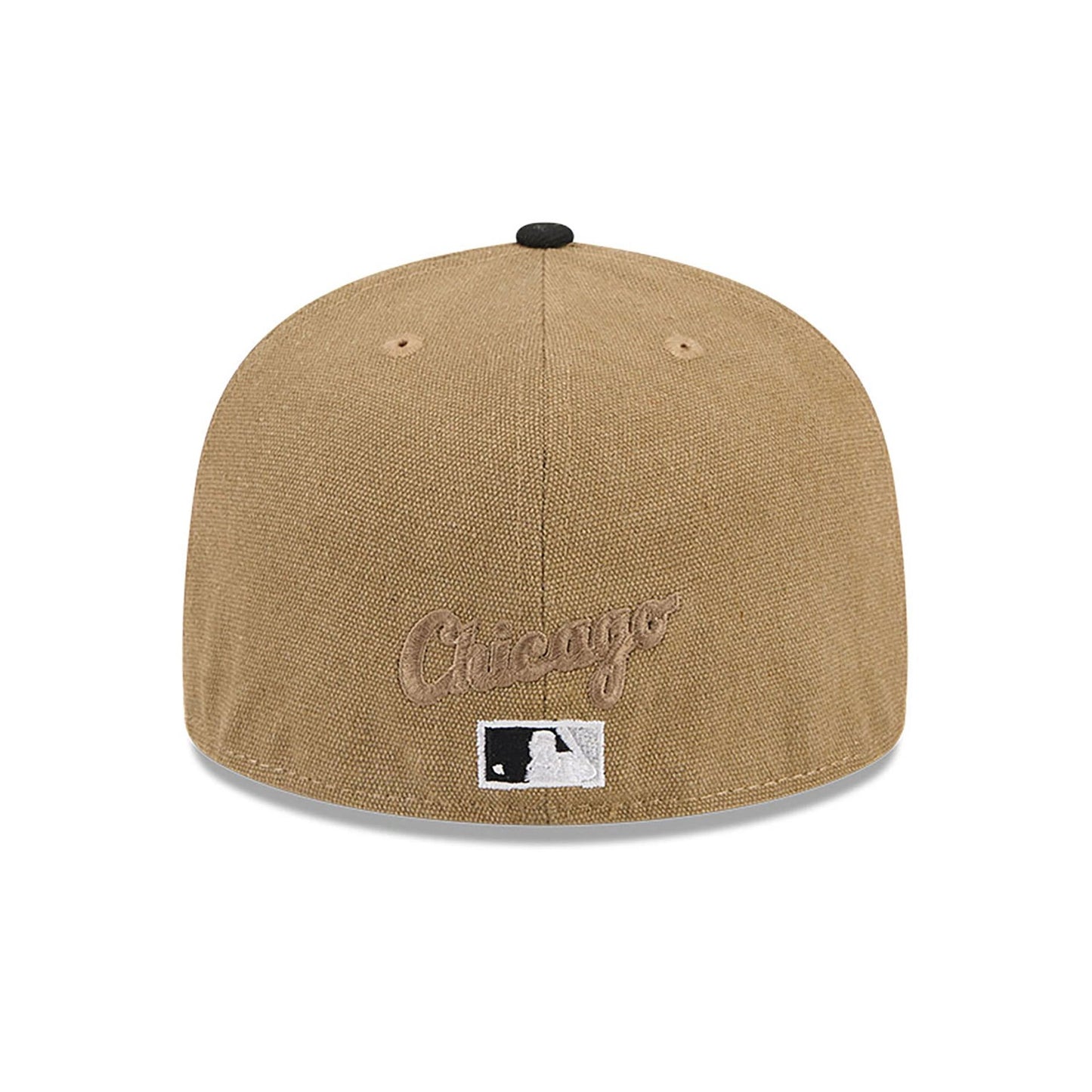 This is a Chicago White Sox Canvas Crown Beige 59FIFTY Fitted Cap 2