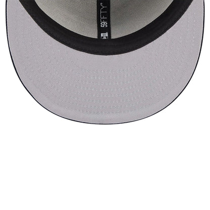 This is a New York Yankees Canvas Crown Beige 59FIFTY Fitted Cap 2