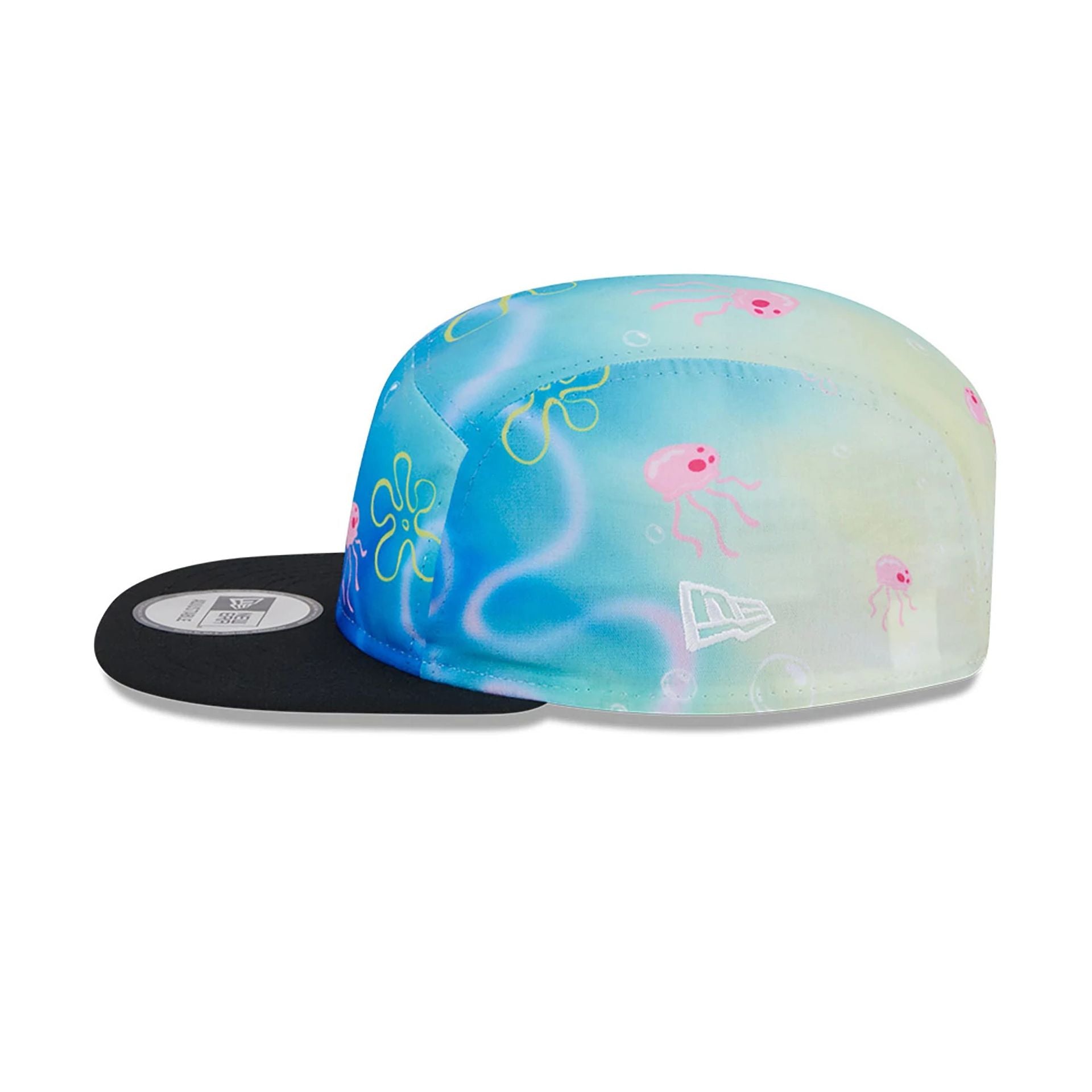 This is a Spongebob Squarepants Jellyfishing Blue Camper Cap 7