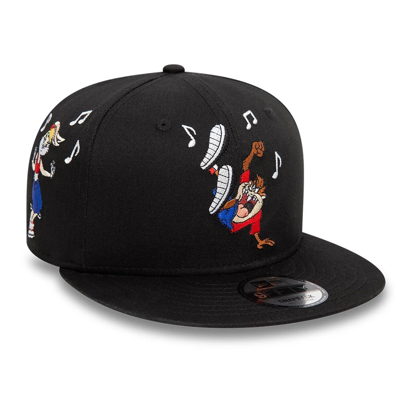 This is a Multi Character Team Looney Tunes Black 9FIFTY Snapback Cap 5