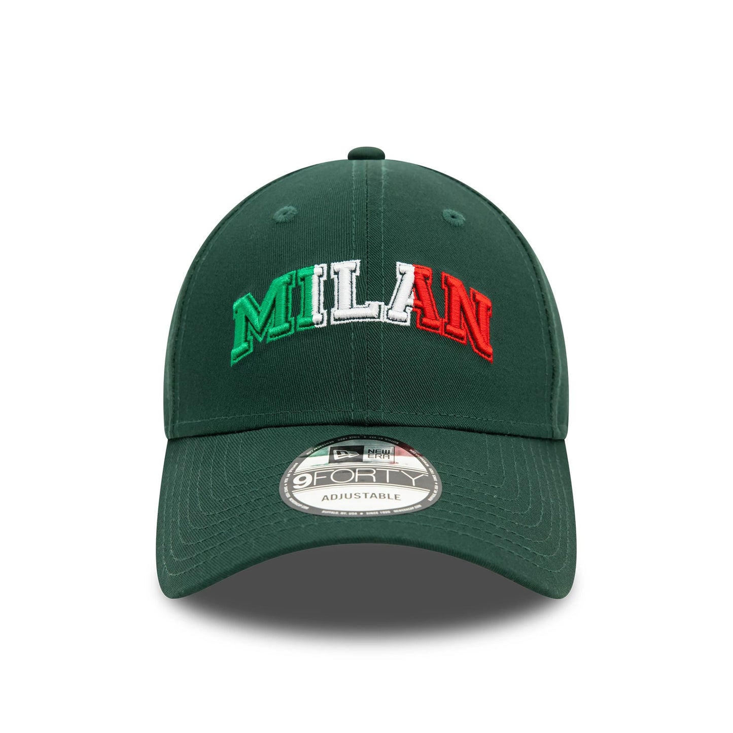 This is a AC Milan Flag Pack Italy Dark Green 9FORTY Adjustable Cap 3