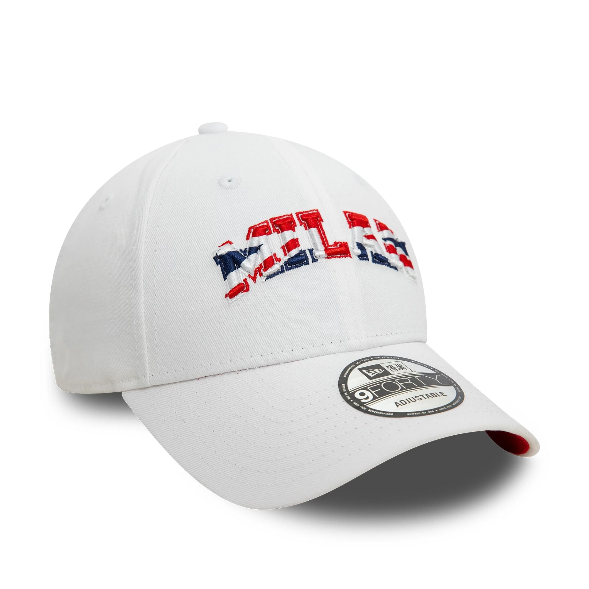 This is a AC Milan Flag Pack UK White 9FORTY Adjustable Cap 3