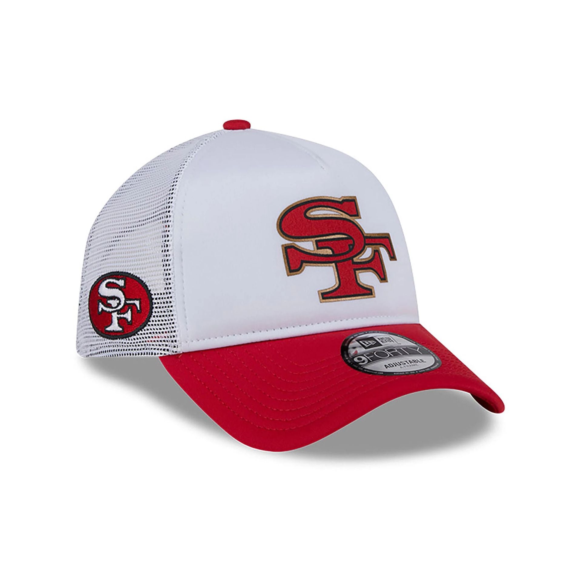 This is a San Francisco 49ers City Originals White 9FORTY A-Frame Cap 1