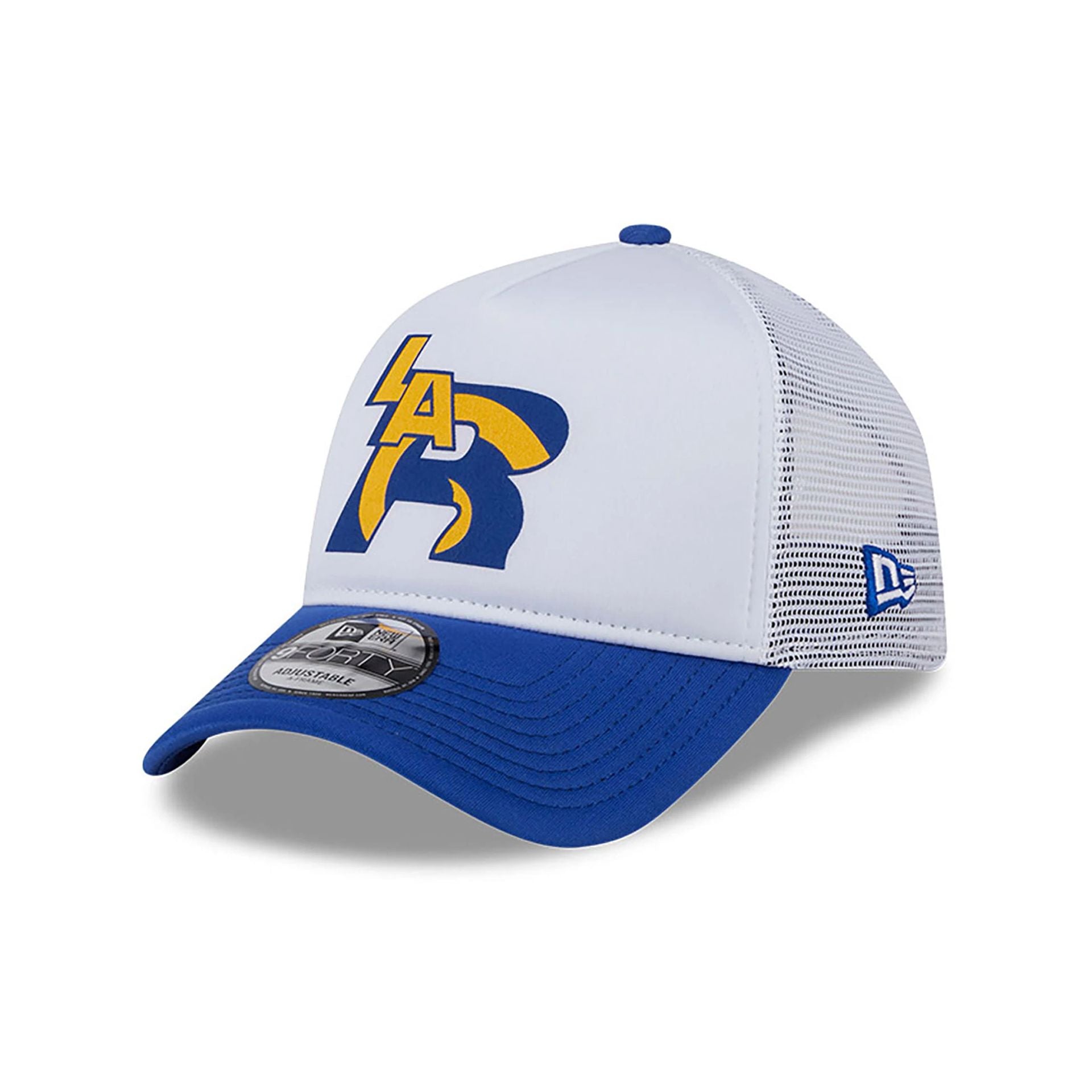 This is a LA Rams City Originals White 9FORTY A-Frame Cap 3