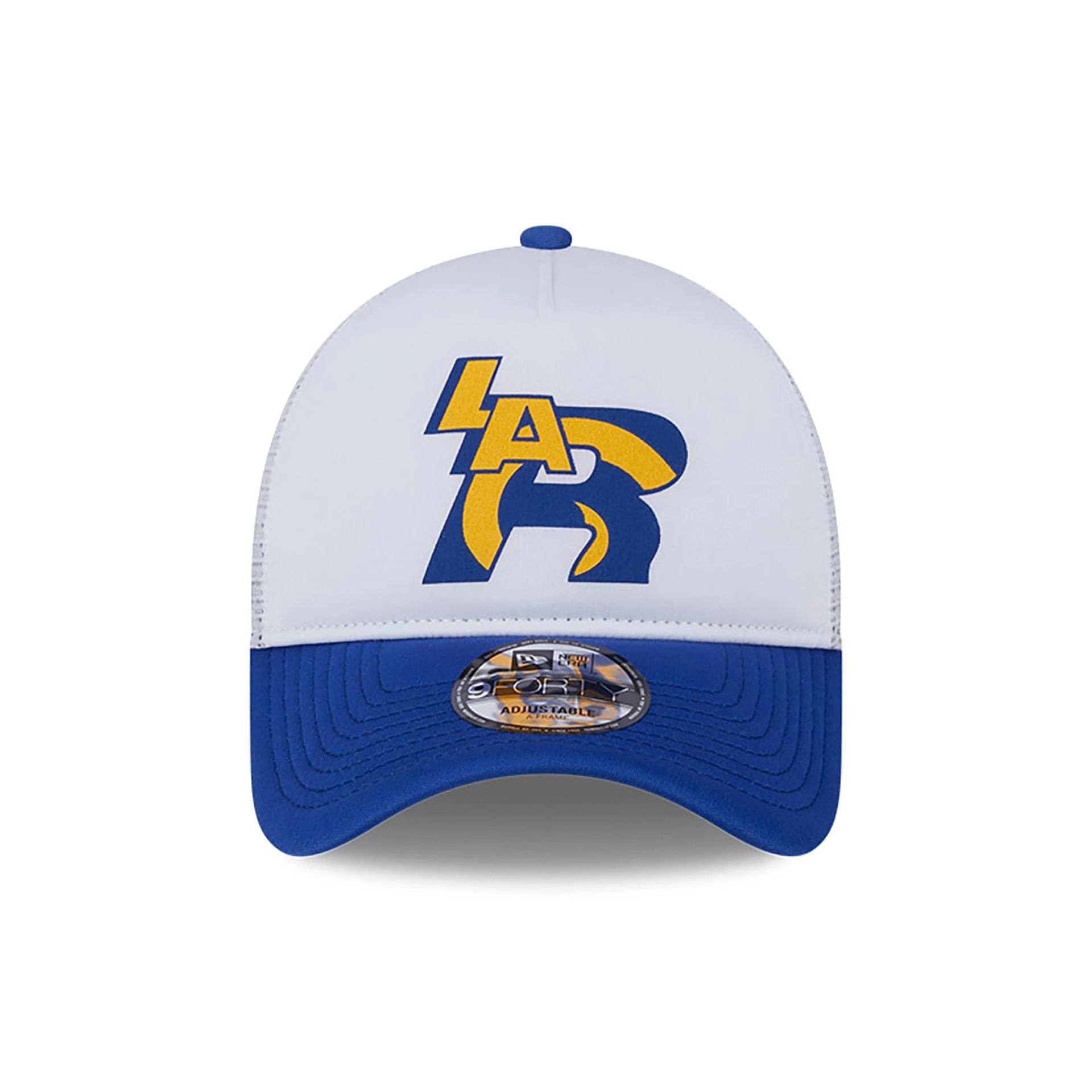 This is a LA Rams City Originals White 9FORTY A-Frame Cap 4