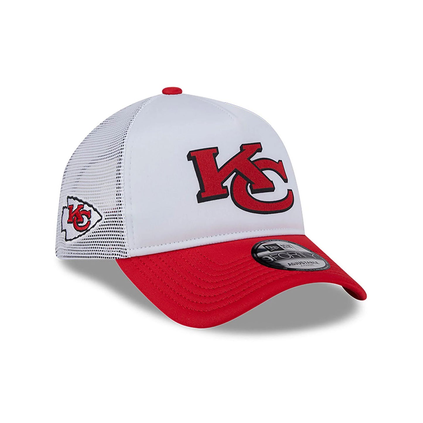 This is a Kansas City Chiefs City Originals White 9FORTY A-Frame Cap 1