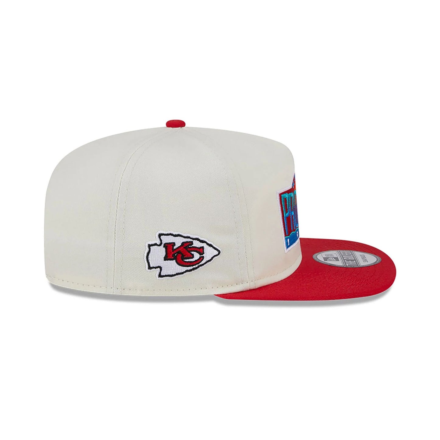 This is a Kansas City Chiefs Pro Bowl Patch White Golfer Cap 6