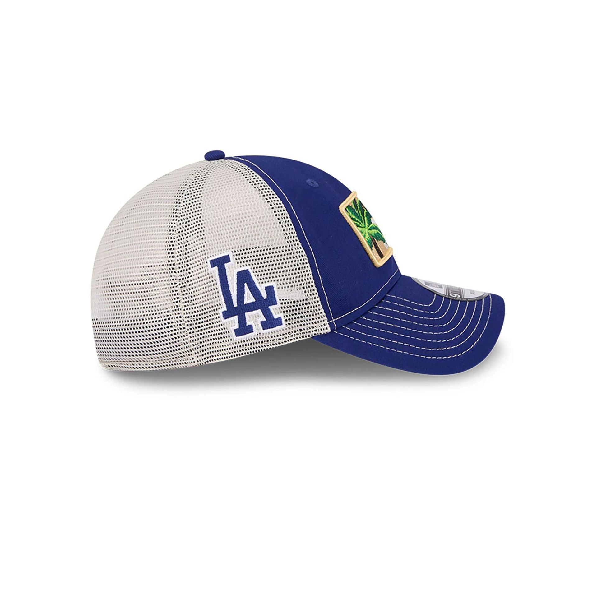 This is a LA Dodgers State Souvenir White 9TWENTY Adjustable Cap 6