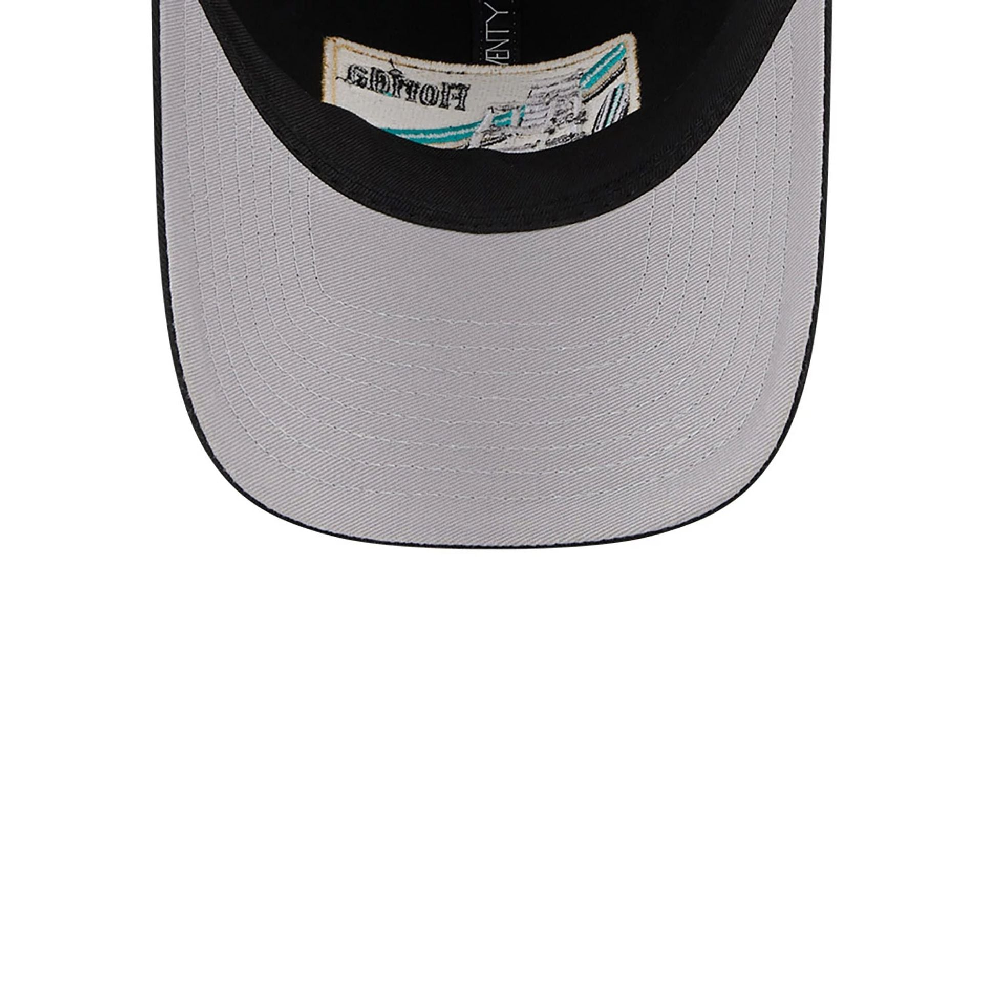 This is a Miami Marlins State Souvenir White 9TWENTY Adjustable Cap 2