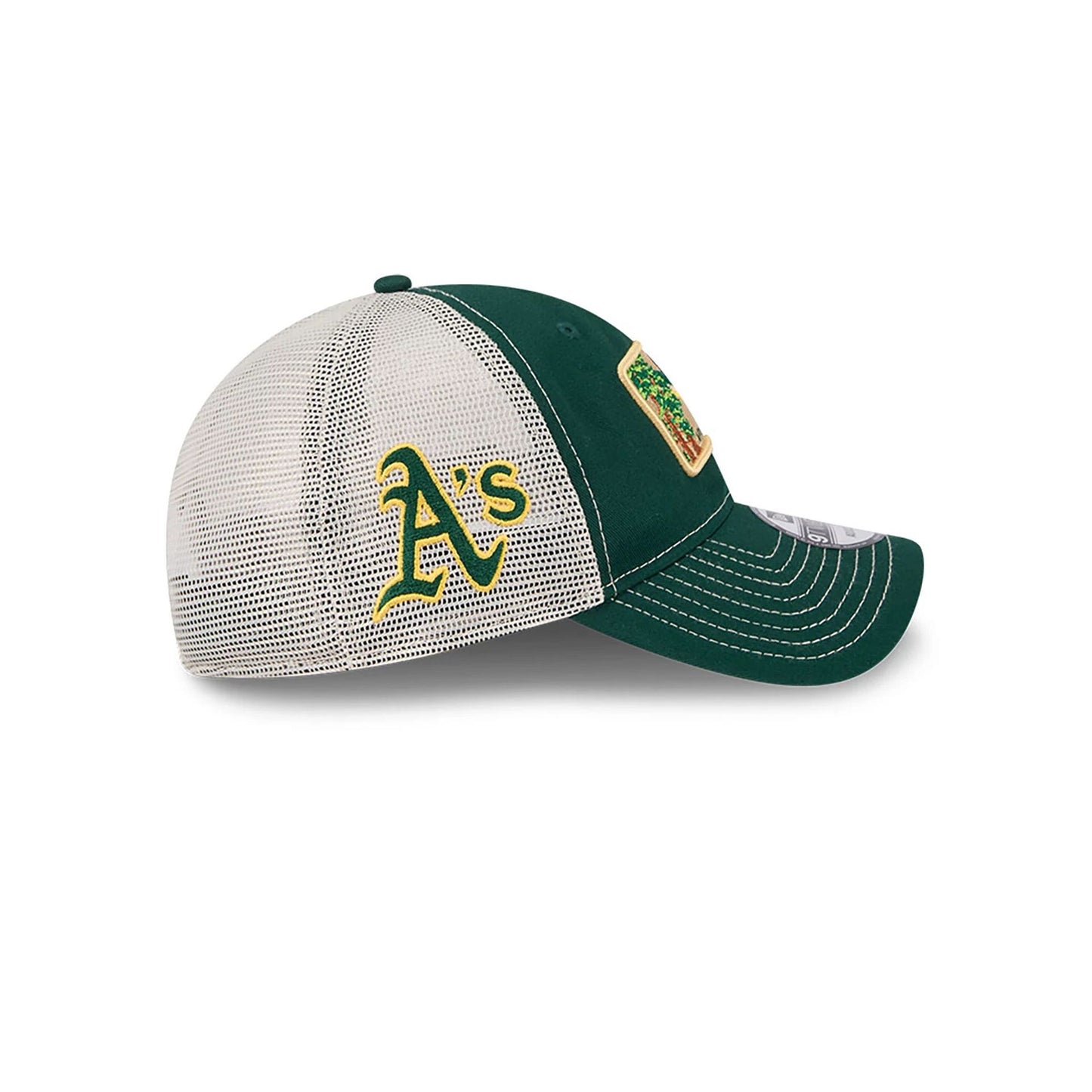 This is a Oakland Athletics State Souvenir White 9TWENTY Adjustable Cap 6