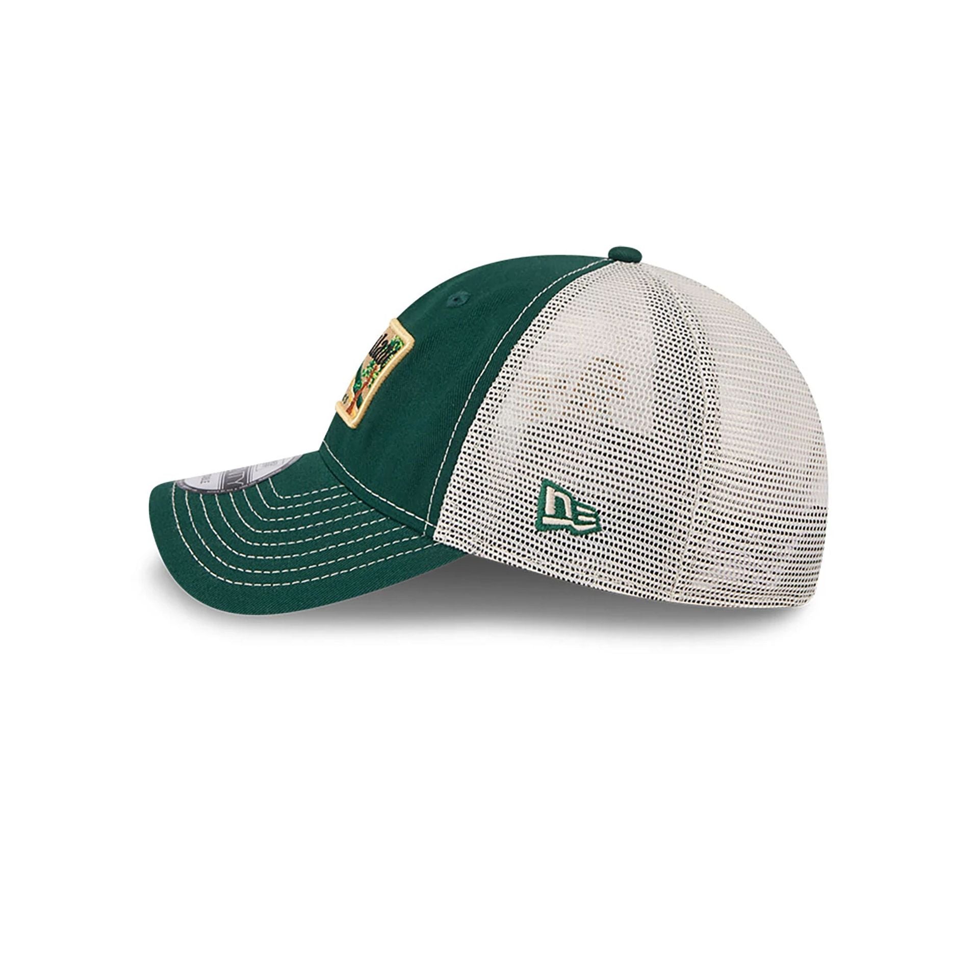 This is a Oakland Athletics State Souvenir White 9TWENTY Adjustable Cap 7