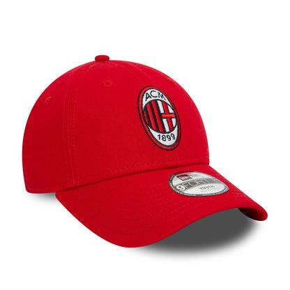 This is a AC Milan Kids Core Red 9FORTY Adjustable Cap 1