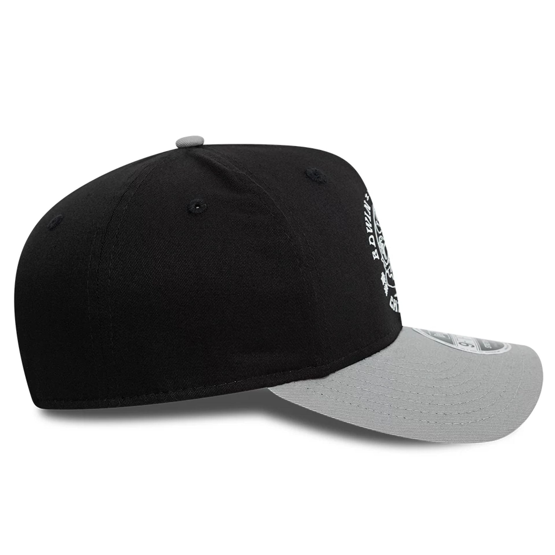 This is a Edwin x New Era Black 9FIFTY Stretch Snap Cap 7