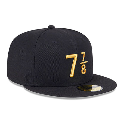 This is a New Era 59FIFTY Day 7 7/8 Black 59FIFTY Fitted Cap 4