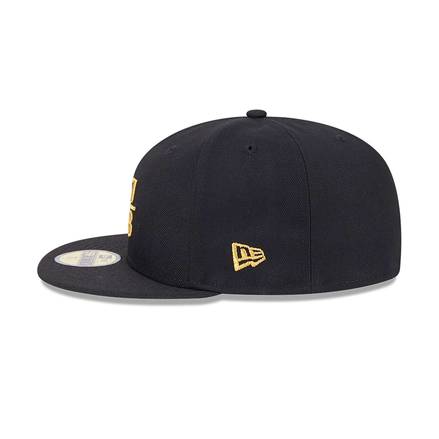 This is a New Era 59FIFTY Day 7 7/8 Black 59FIFTY Fitted Cap 7