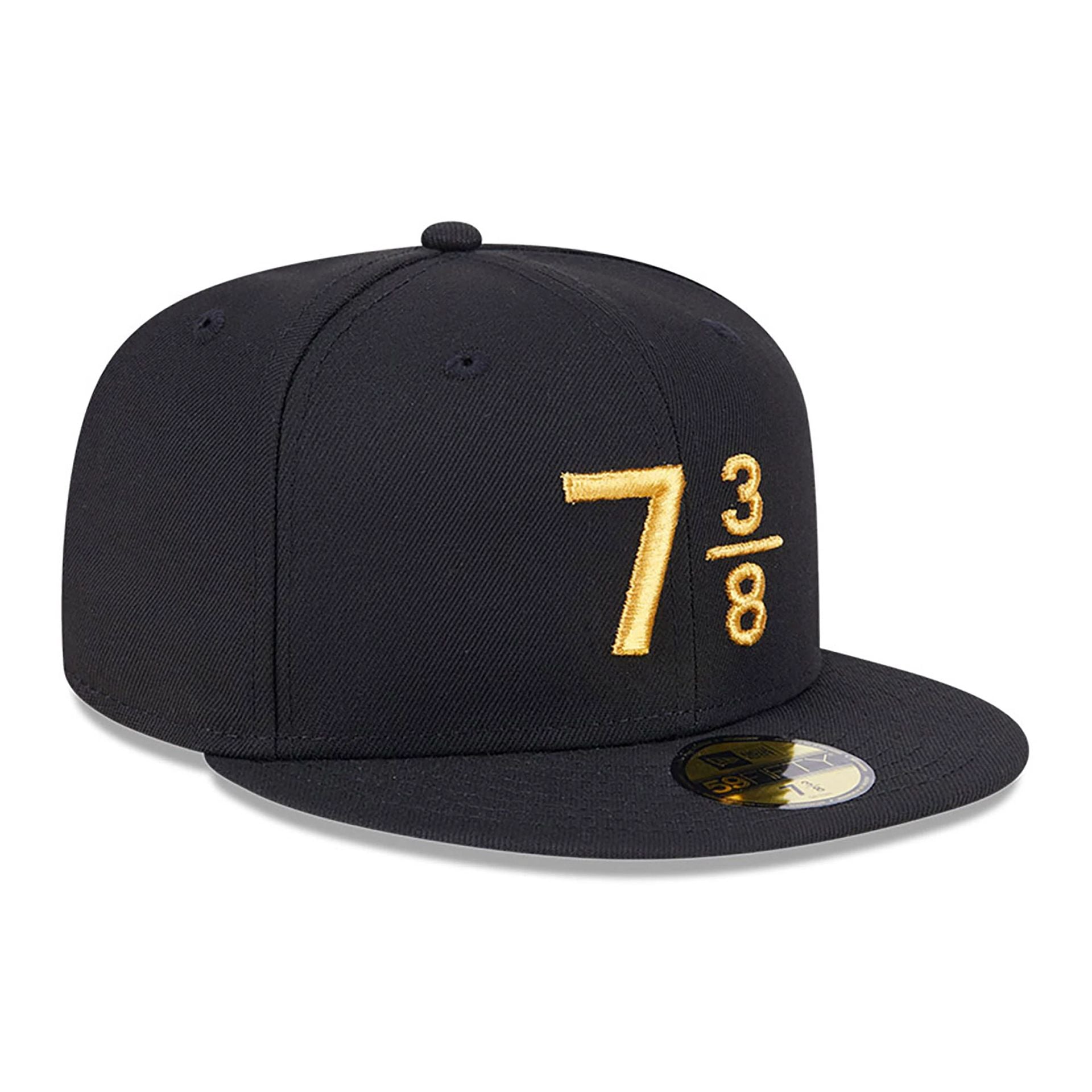 This is a New Era 59FIFTY Day 7 3/8 Black 59FIFTY Fitted Cap 4