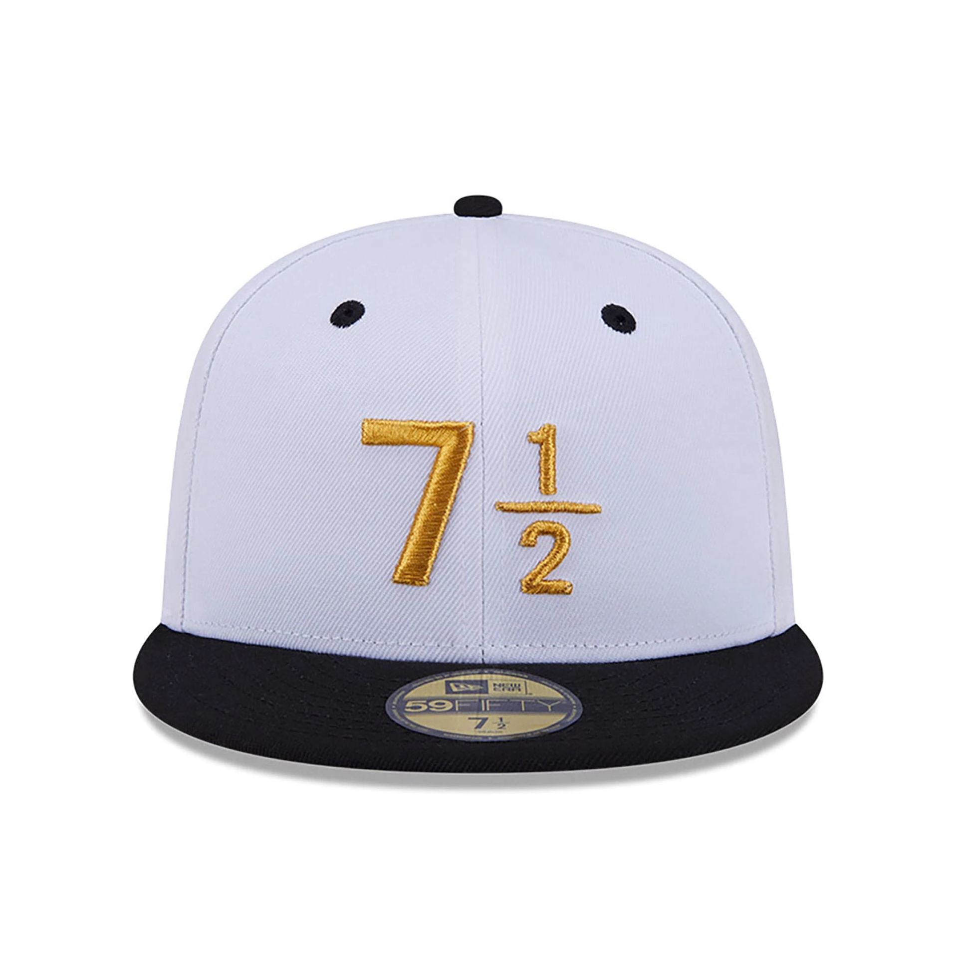 This is a New Era 59FIFTY Day 7 1/2 White 59FIFTY Fitted Cap 3