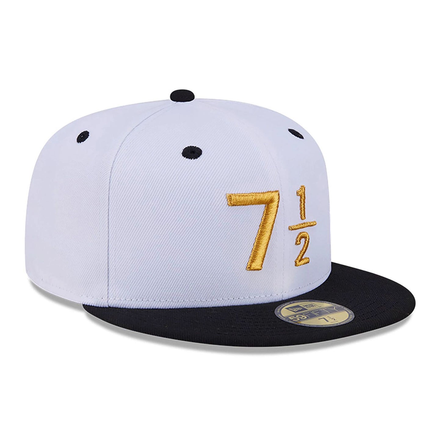 This is a New Era 59FIFTY Day 7 1/2 White 59FIFTY Fitted Cap 4