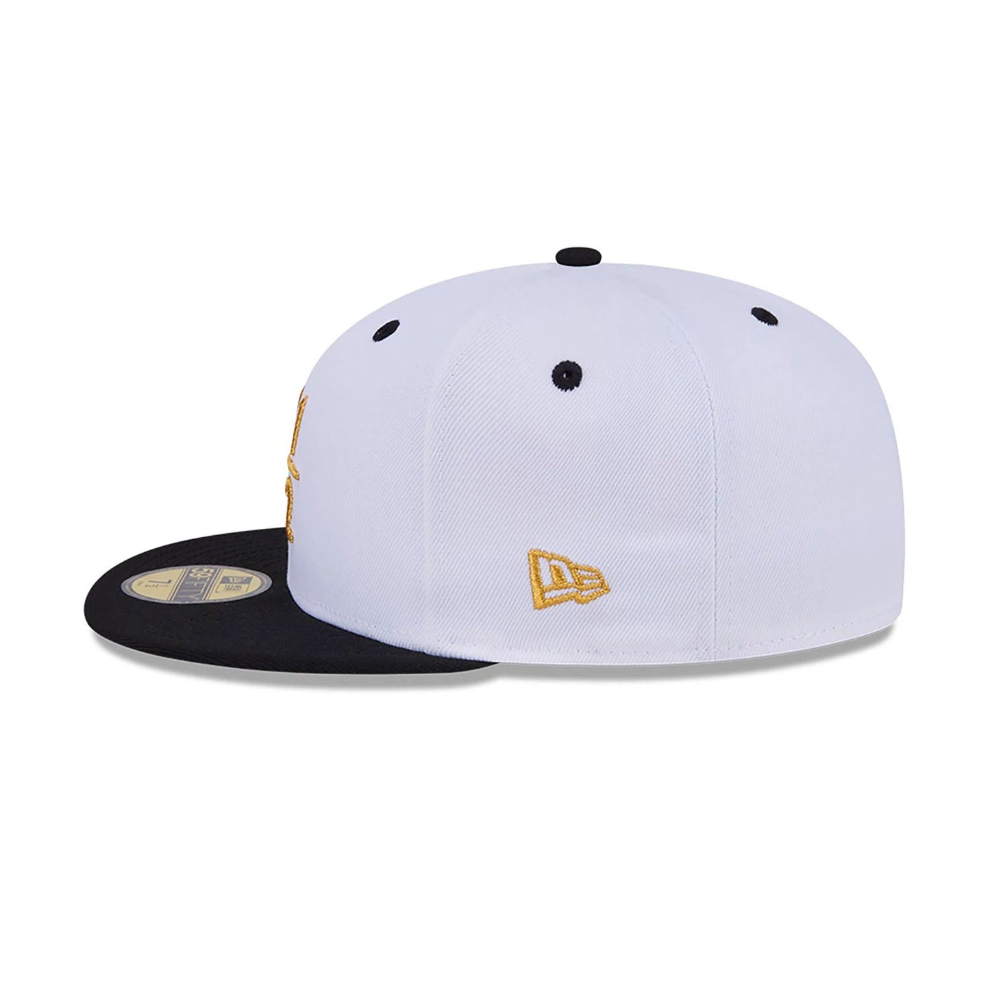 This is a New Era 59FIFTY Day 7 1/2 White 59FIFTY Fitted Cap 7