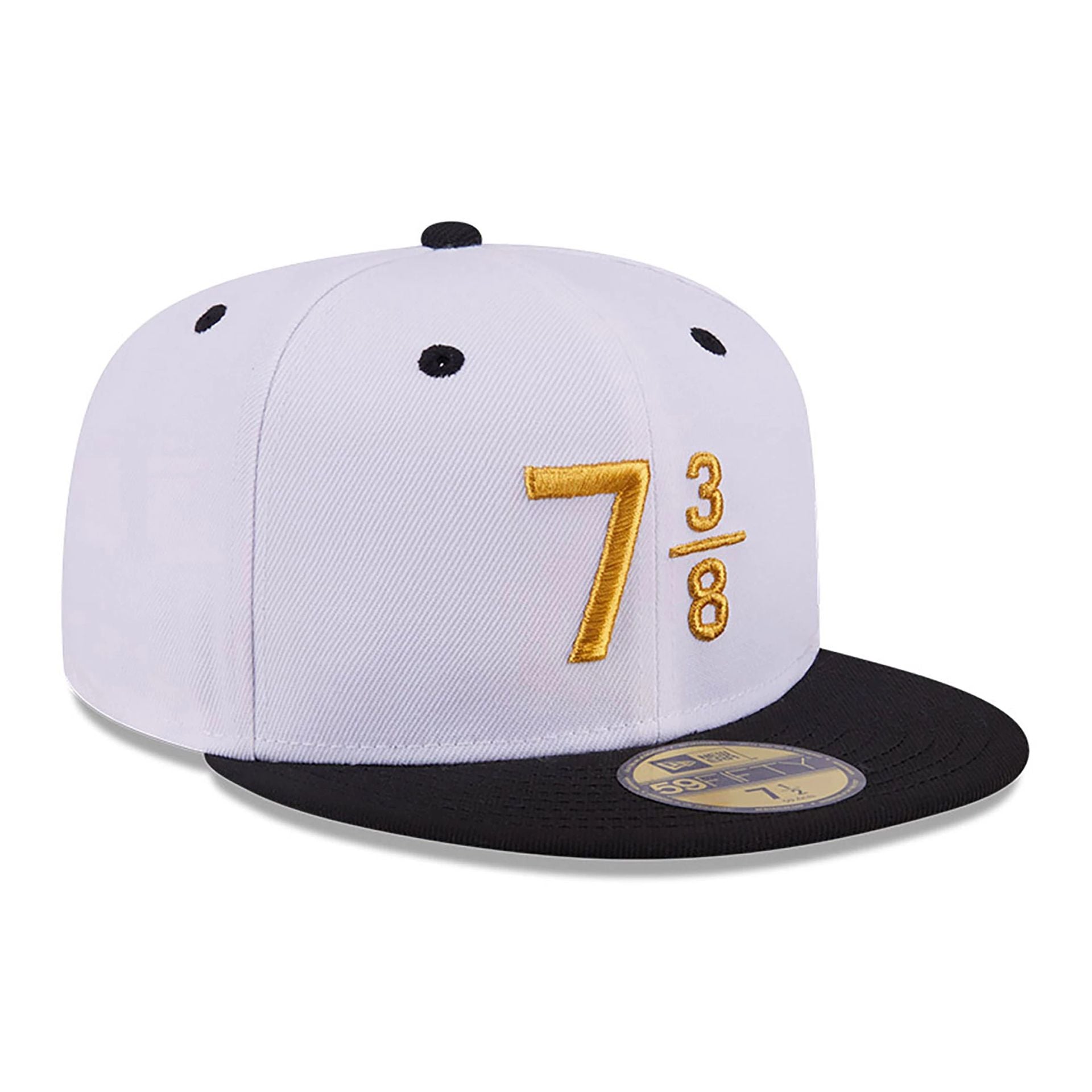 This is a New Era 59FIFTY Day 7 3/8 White 59FIFTY Fitted Cap 4