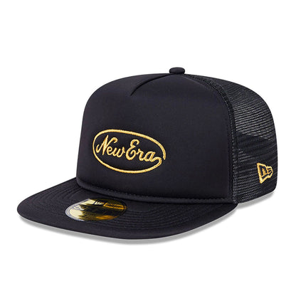 This is a New Era 59FIFTY Day Black 59FIFTY A-Frame Fitted Cap 1