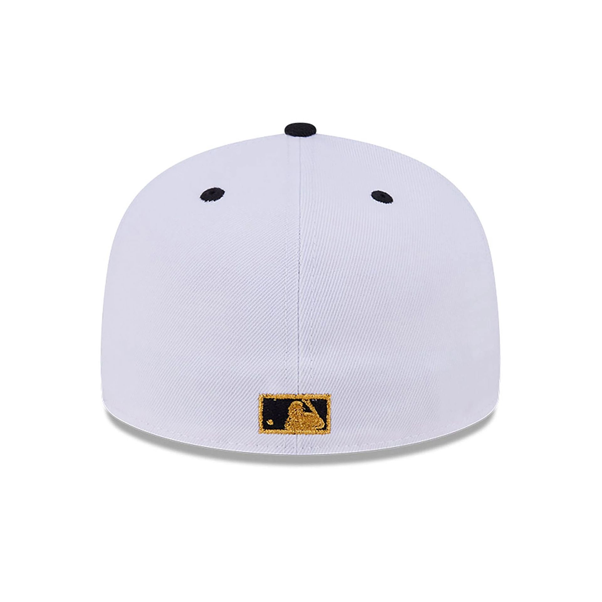 This is a Oakland Athletics 59FIFTY Day White 59FIFTY Fitted Cap 5